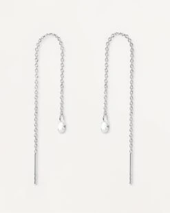 Waterfall Drop Silver Earrings 11 Waterfall Drop Silver Earrings -Fashion Accessories 5 AR02 876 U scaled