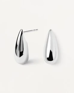 Large Sugar Silver Earrings -Fashion Accessories 5 AR02 881 U scaled