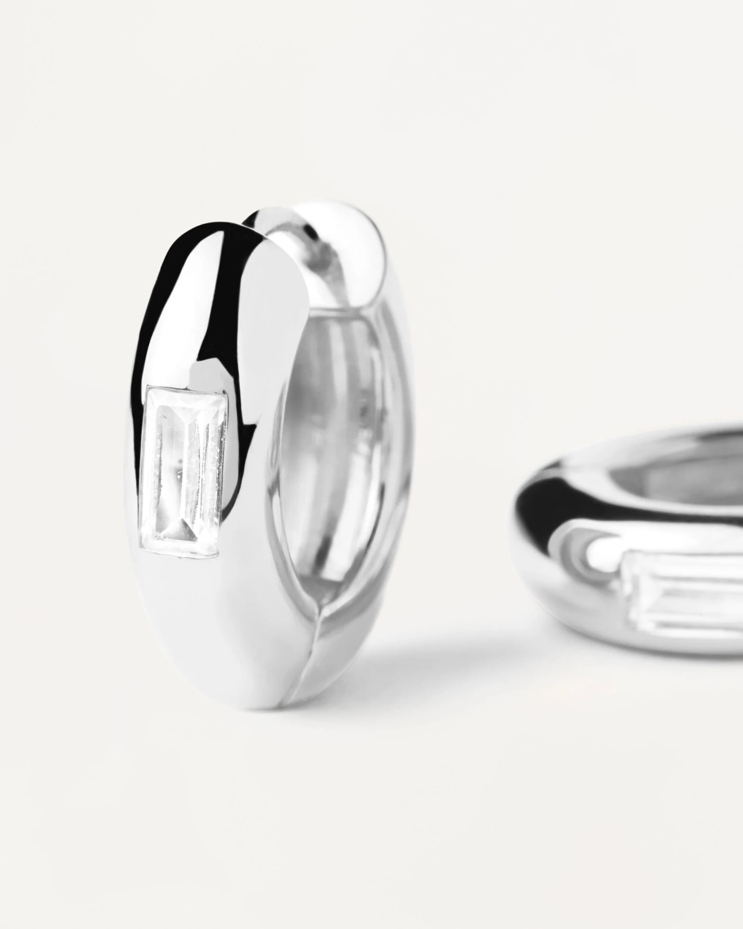 Kali Silver Hoop Earrings 4 Kali Silver Hoop Earrings - Image 4