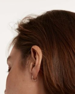 Gold Essential Mini Hoops -Fashion Accessories 5 AR05 007 U 2 scaled