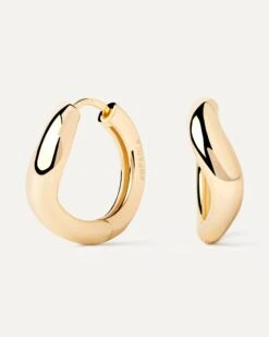Gold Celeste Hoops -Fashion Accessories 5 AR05 A36 U scaled