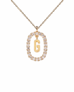 Diamonds And Gold Letter G Necklace 14 Diamonds And Gold Letter G Necklace -Fashion Accessories 5 CO05 012 U scaled