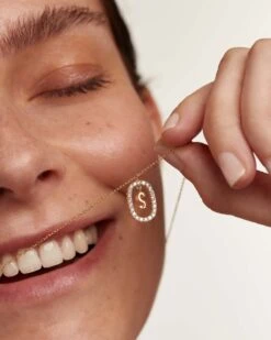 Diamonds And Gold Letter S Necklace 19 Diamonds And Gold Letter S Necklace -Fashion Accessories 5 CO05 024 U 3 scaled