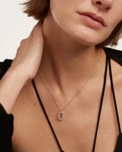 Diamonds And White Gold Letter C Necklace -Fashion Accessories 5 CO06 008 U 1 scaled