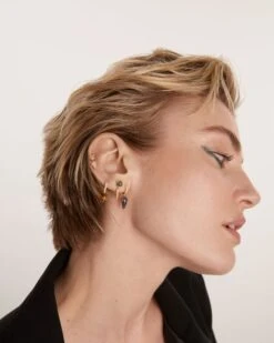 Akiro Rutilated Quartz Single Earring -Fashion Accessories 5 IMAGEN 5053 scaled