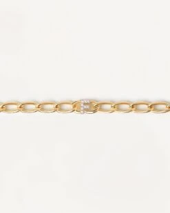 Letter F Chain Bracelet -Fashion Accessories 5 PU01 543 U scaled