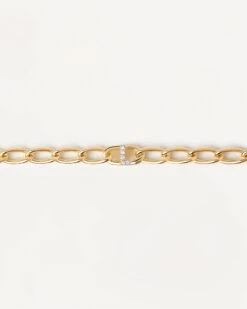 Letter L Chain Bracelet 11 Letter L Chain Bracelet -Fashion Accessories 5 PU01 549 U scaled