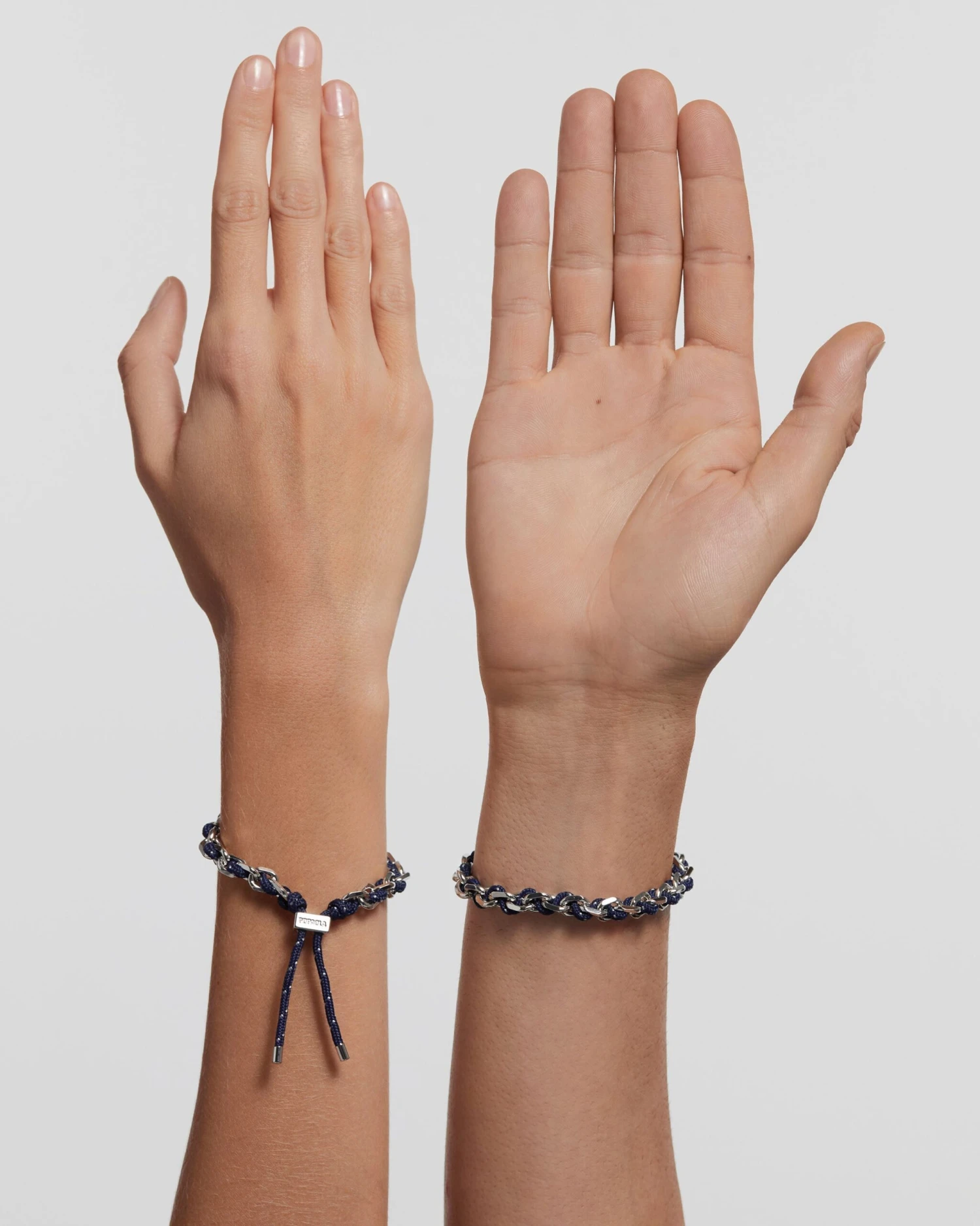 Midnight Rope And Chain Silver Bracelet 5 Midnight Rope And Chain Silver Bracelet - Image 5