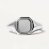 Octet Stamp Silver Ring