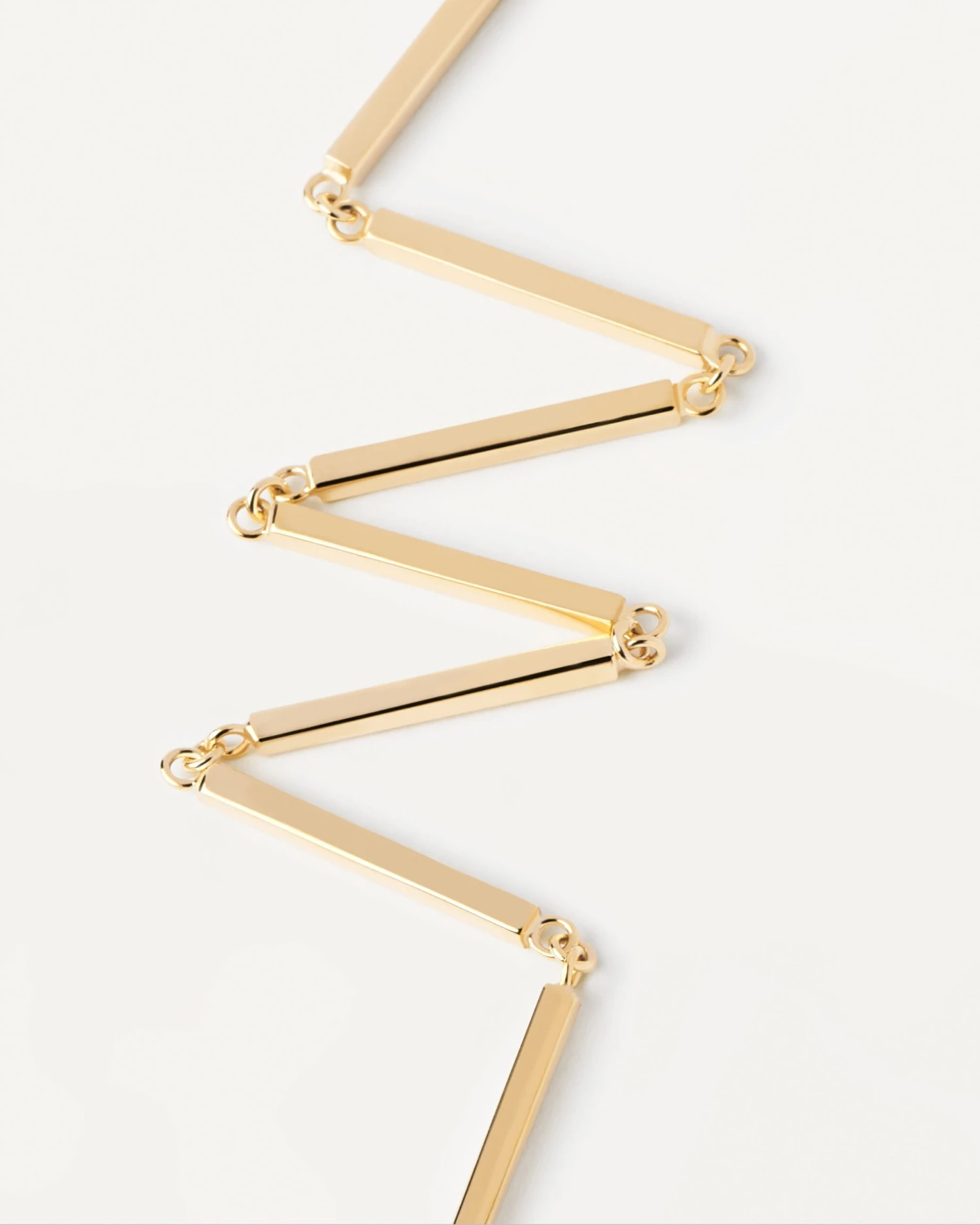 Bar Chain Necklace 4 Bar Chain Necklace - Image 4