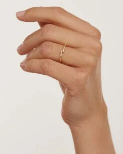 Diamonds And Gold Cross Ring -Fashion Accessories 6 AN05 007 0 scaled