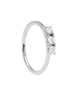 Diamonds And White Gold Trio Ring -Fashion Accessories 6 AN06 014 scaled