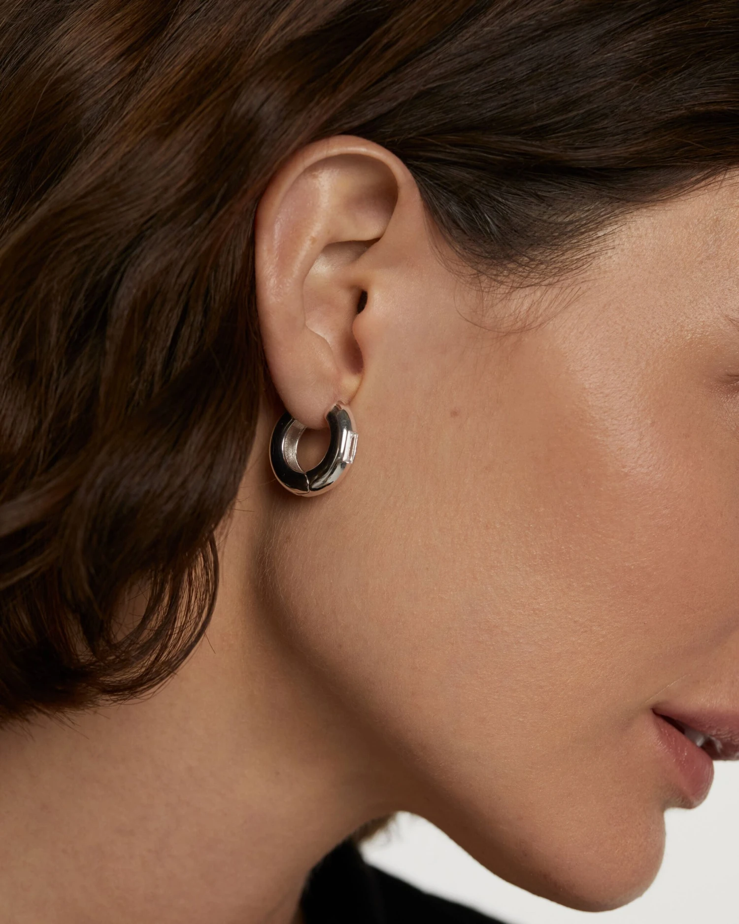 Kali Silver Hoop Earrings 5 Kali Silver Hoop Earrings - Image 5