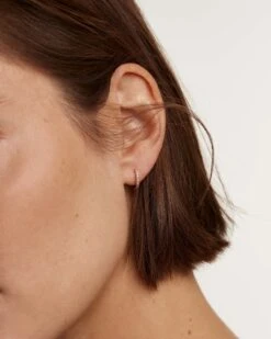 Diamonds And Gold Eternity Mini Hoops -Fashion Accessories 6 AR05 015 U 2 scaled