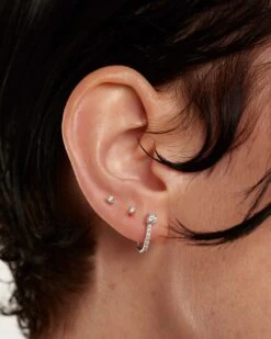 Diamonds And White Gold Eternity Earrings Set -Fashion Accessories 6 BU06 001 U 2 scaled