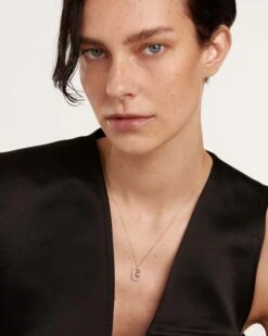 Diamonds And Gold Letter C Necklace -Fashion Accessories 6 CO05 008 U 0 scaled