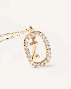 Diamonds And Gold Letter Z Necklace 15 Diamonds And Gold Letter Z Necklace -Fashion Accessories 6 CO05 031 U alt2 scaled