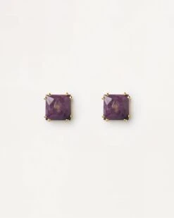 Suki Charoite Single Earring 13 Suki Charoite Single Earring -Fashion Accessories 6 PG01 655 U alt2 scaled