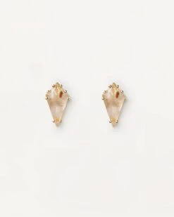 Akiro Rutilated Quartz Single Earring -Fashion Accessories 6 PG01 679 U alt2 scaled