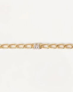 Letter M Chain Bracelet 11 Letter M Chain Bracelet -Fashion Accessories 6 PU01 550 U scaled