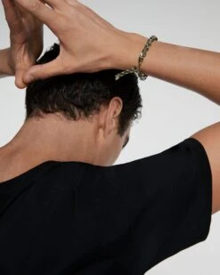 Cottage Rope And Chain Silver Bracelet 16 Cottage Rope And Chain Silver Bracelet -Fashion Accessories 6 PU02 685 U beauty2 scaled