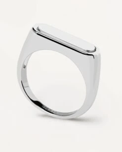 Ribbon Stamp Silver Ring -Fashion Accessories 6.AN02 625 alt1 scaled