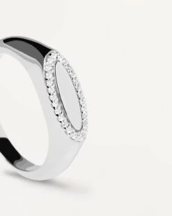 Lace Stamp Silver Ring -Fashion Accessories 6.AN02 629 alt2 scaled