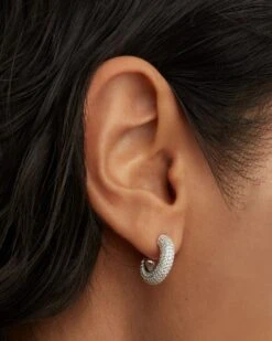 King Silver Earrings -Fashion Accessories 6.AR02 576 U beauty3 scaled