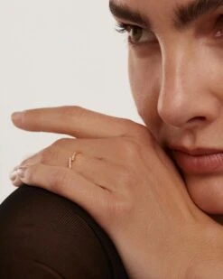 Diamonds And Gold Cross Ring -Fashion Accessories 7 AN05 007 4 scaled