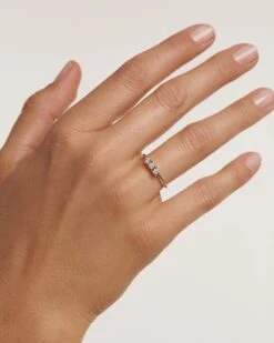 Diamonds And White Gold Trio Ring -Fashion Accessories 7 AN06 014 2 scaled