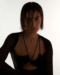 Diamonds And White Gold Letter S Necklace -Fashion Accessories 7 CO06 024 U 2 scaled