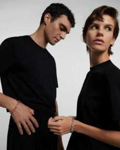 Sky Rope And Chain Silver Bracelet -Fashion Accessories 7 PU02 682 U beauty3 scaled