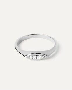 Gala Stamp Silver Ring -Fashion Accessories 8 AN02 A52 alt2 1 scaled