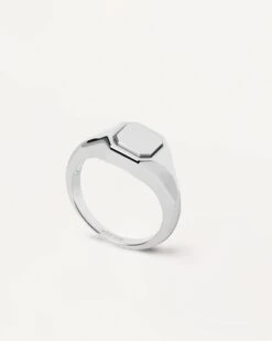 Octet Stamp Silver Ring -Fashion Accessories 8.AN02 627 alt2 scaled