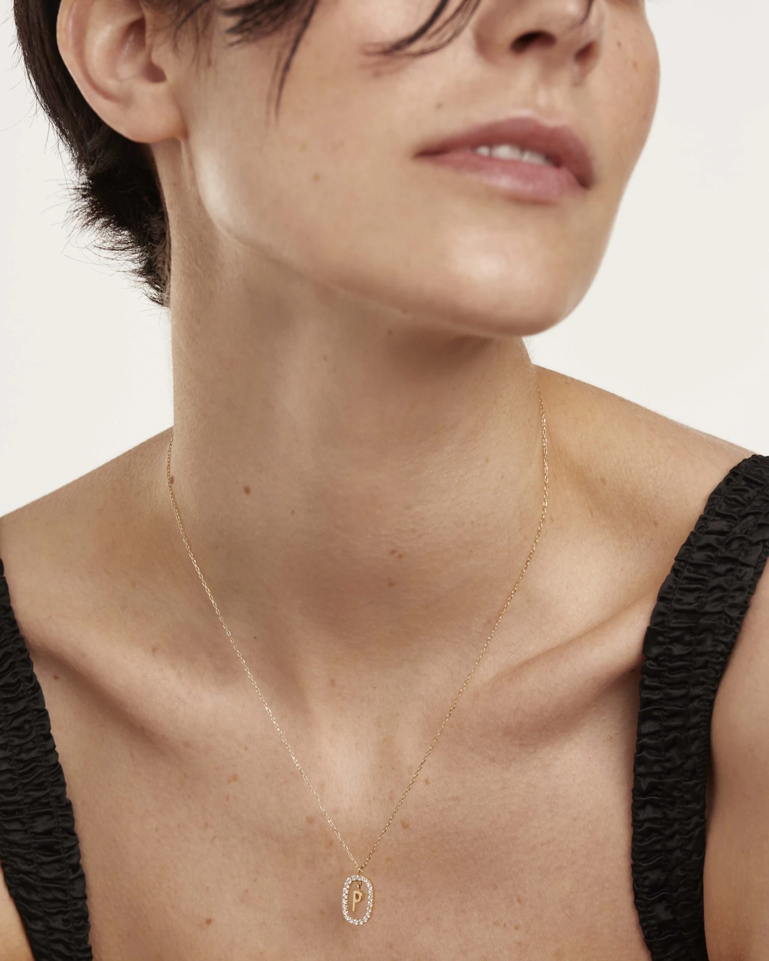 Diamonds And Gold Letter Necklaces 9 Diamonds And Gold Letter Necklaces - Image 9