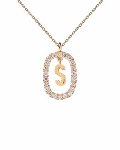 Diamonds And Gold Letter S Necklace 23 Diamonds And Gold Letter S Necklace -Fashion Accessories 9 CO05 024 U scaled