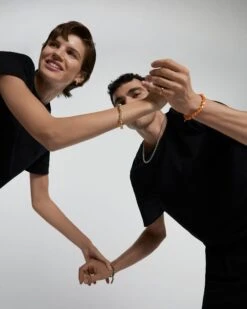 Tangerine Rope And Chain Bracelet -Fashion Accessories 9 COMBO 06 beauty2 scaled