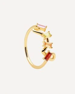 Zaza Ring -Fashion Accessories AN01 142 U gold