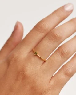 Olive Heart Ring -Fashion Accessories AN01 226 0 scaled