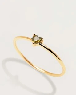 Olive Heart Ring -Fashion Accessories AN01 226 3 scaled