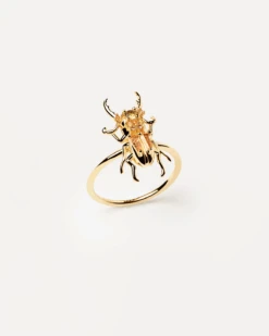 Courage Beetle Ring -Fashion Accessories AN01 375 U alt3