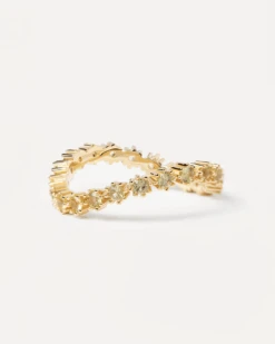 Green Tide Ring -Fashion Accessories AN01 461 U alt2