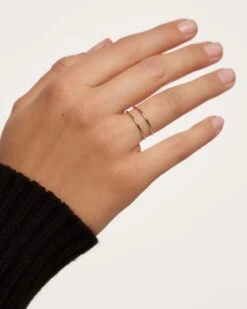 Twin Silver Rings -Fashion Accessories AN02 159 0 scaled