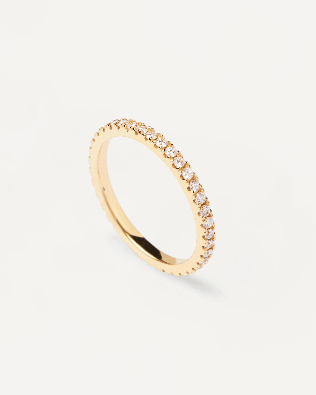 Diamonds And Gold Eternity Medium Ring 7 Diamonds And Gold Eternity Medium Ring - Image 7