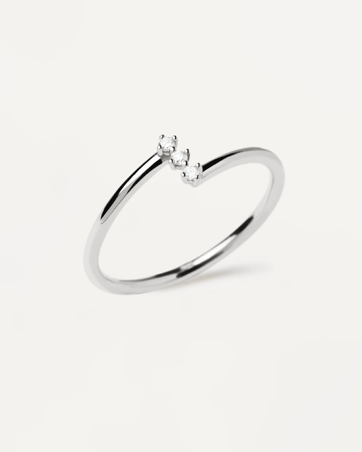 Diamonds And White Gold Balance Ring 8 Diamonds And White Gold Balance Ring - Image 8