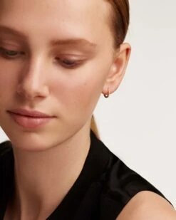 White Mini Hoops -Fashion Accessories AR01 134 U 0 scaled