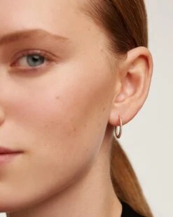 White Medium Hoops -Fashion Accessories AR01 136 U beauty2 34956552 63f8 4c75 9f1e a284ec9dbf97