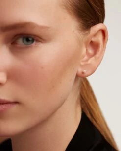 Solitary Mini Pearl Earrings -Fashion Accessories AR01 138 U 0 scaled