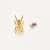 Courage Beetle Earrings