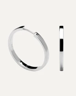 Grand Malai Silver Earrings